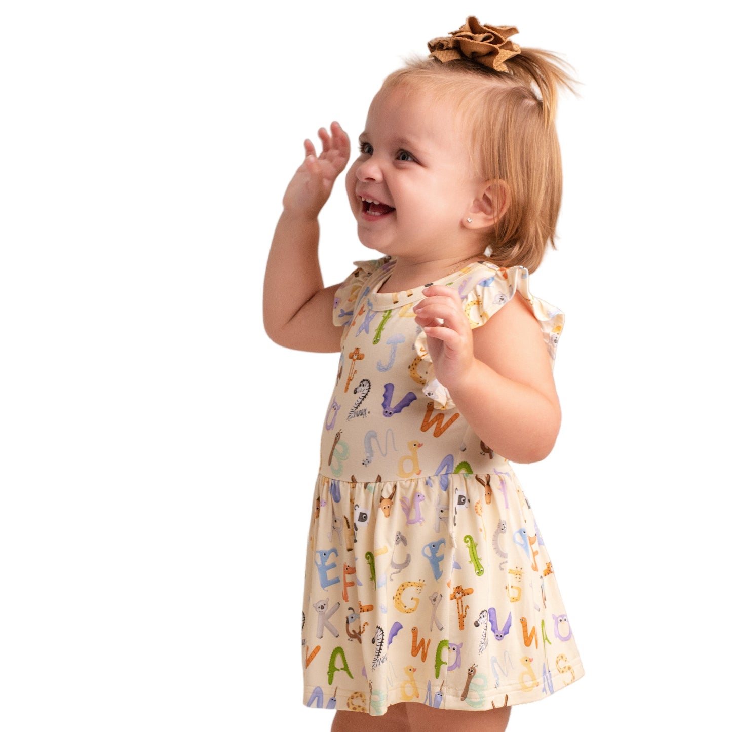 ABC Twirl Dress with bodysuit