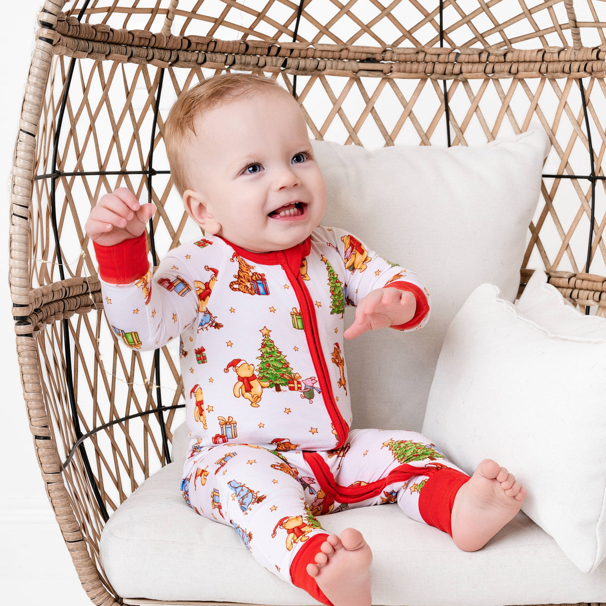 Beary Merry Christmas Zip Romper