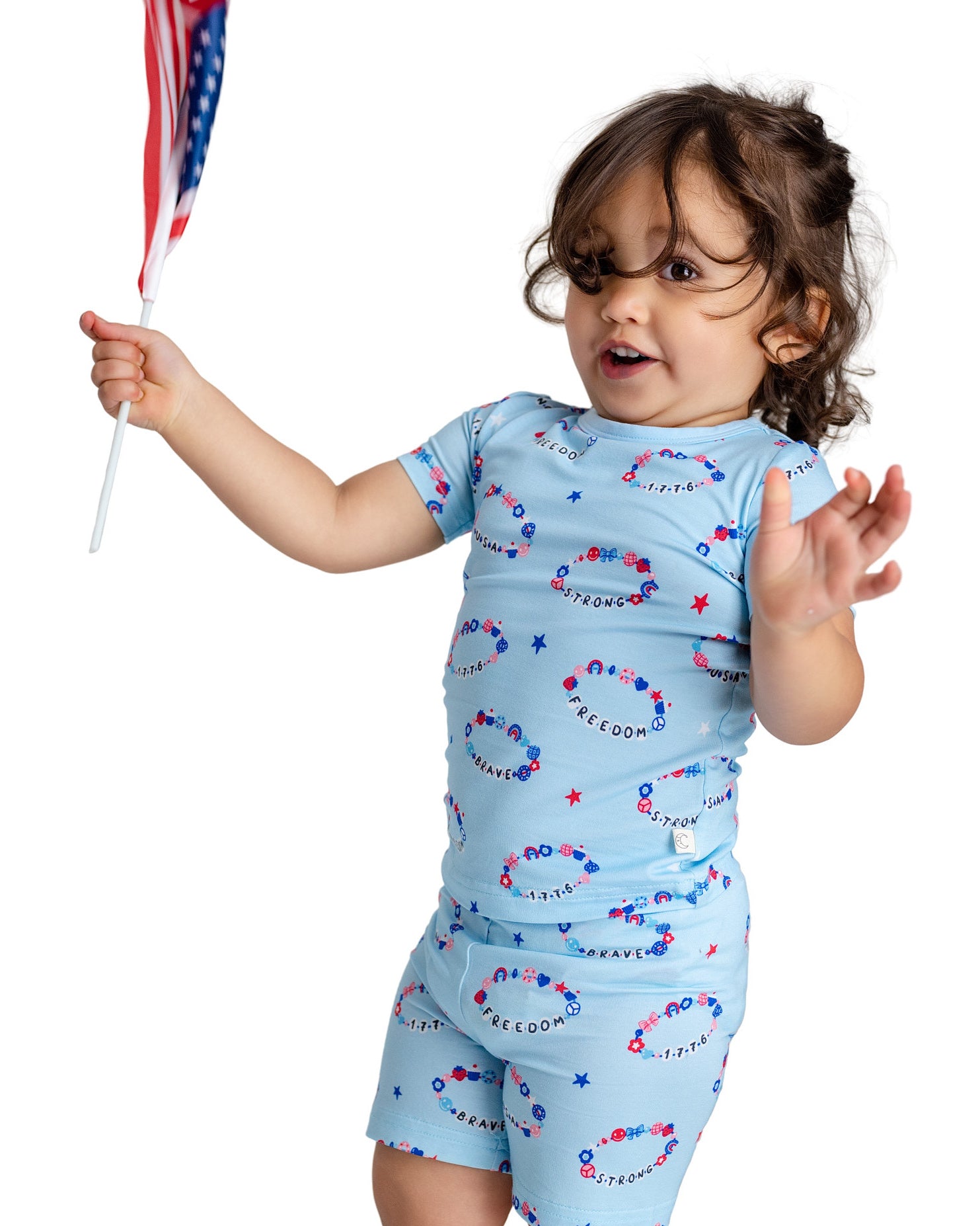 Freedom Bracelets Two-Piece Short Sleeve & Shorts Set