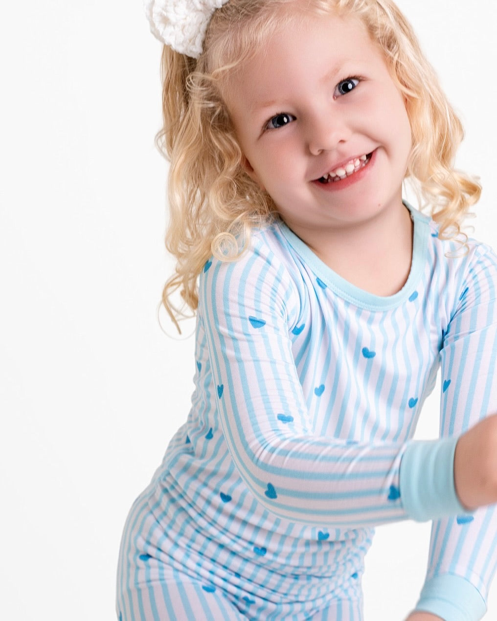 Tiny Hearts Blue Two piece