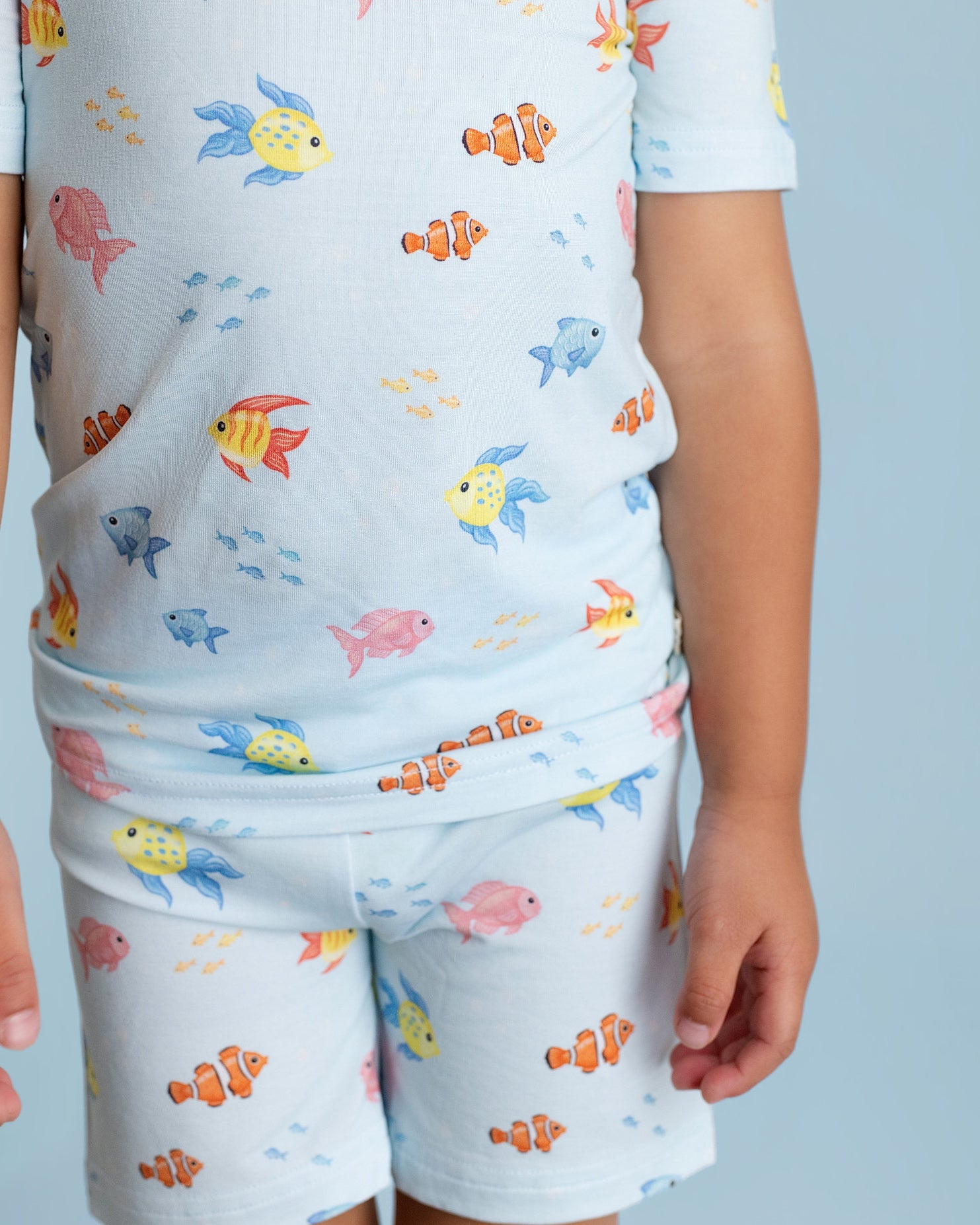 Bubblefin Two-Piece Short Sleeve & Shorts Set