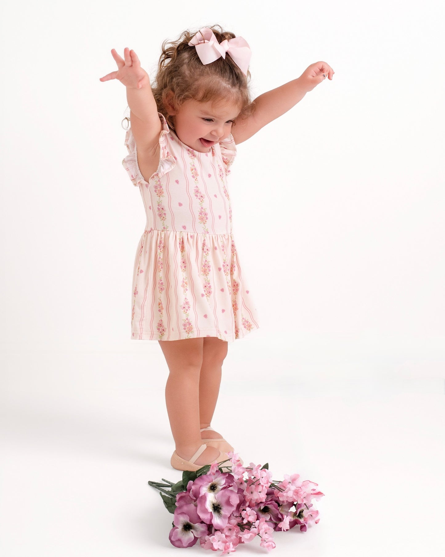 Della Twirl Dress with bodysuit
