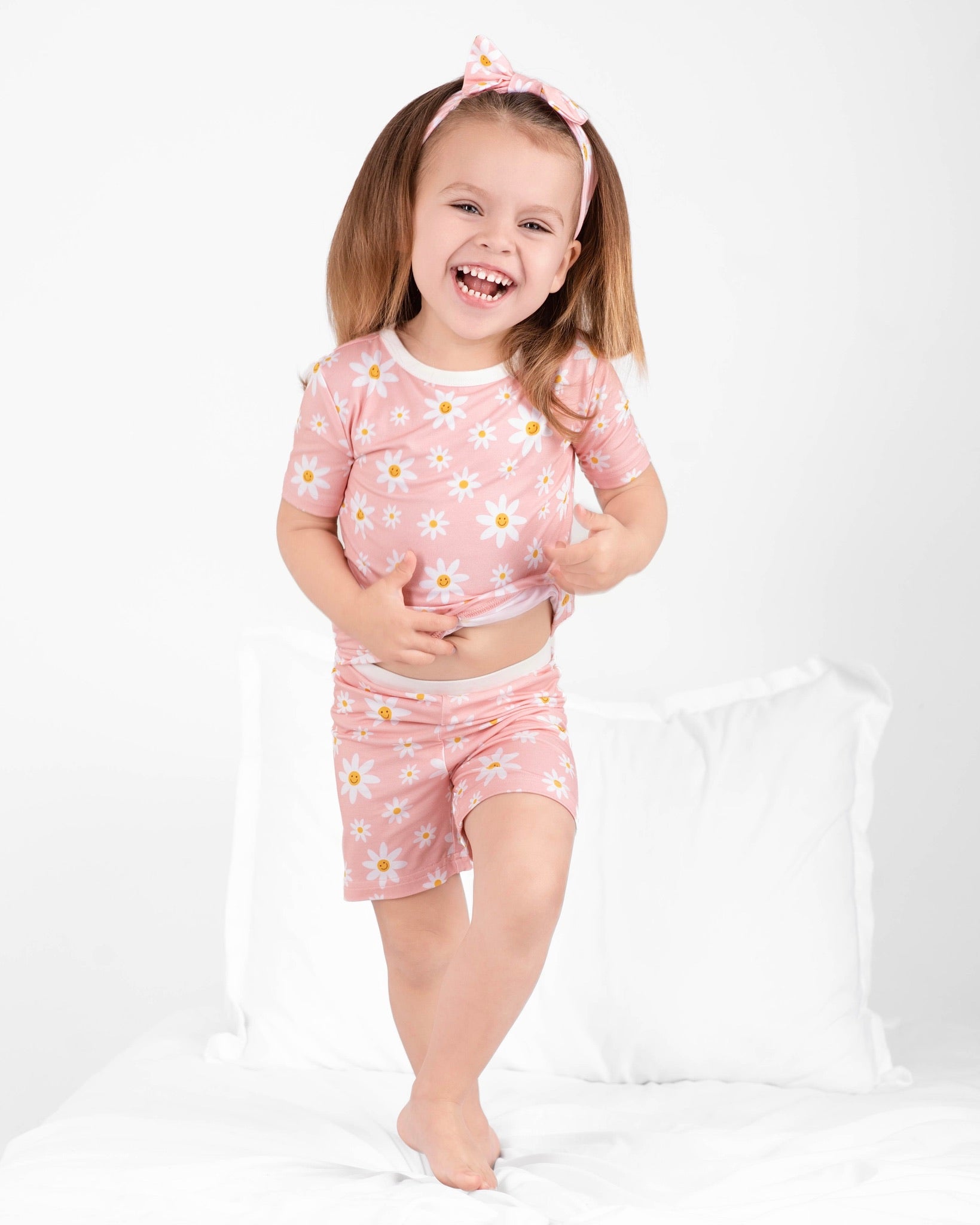 Daisy Mae Two-Piece Short Sleeve & Shorts Set