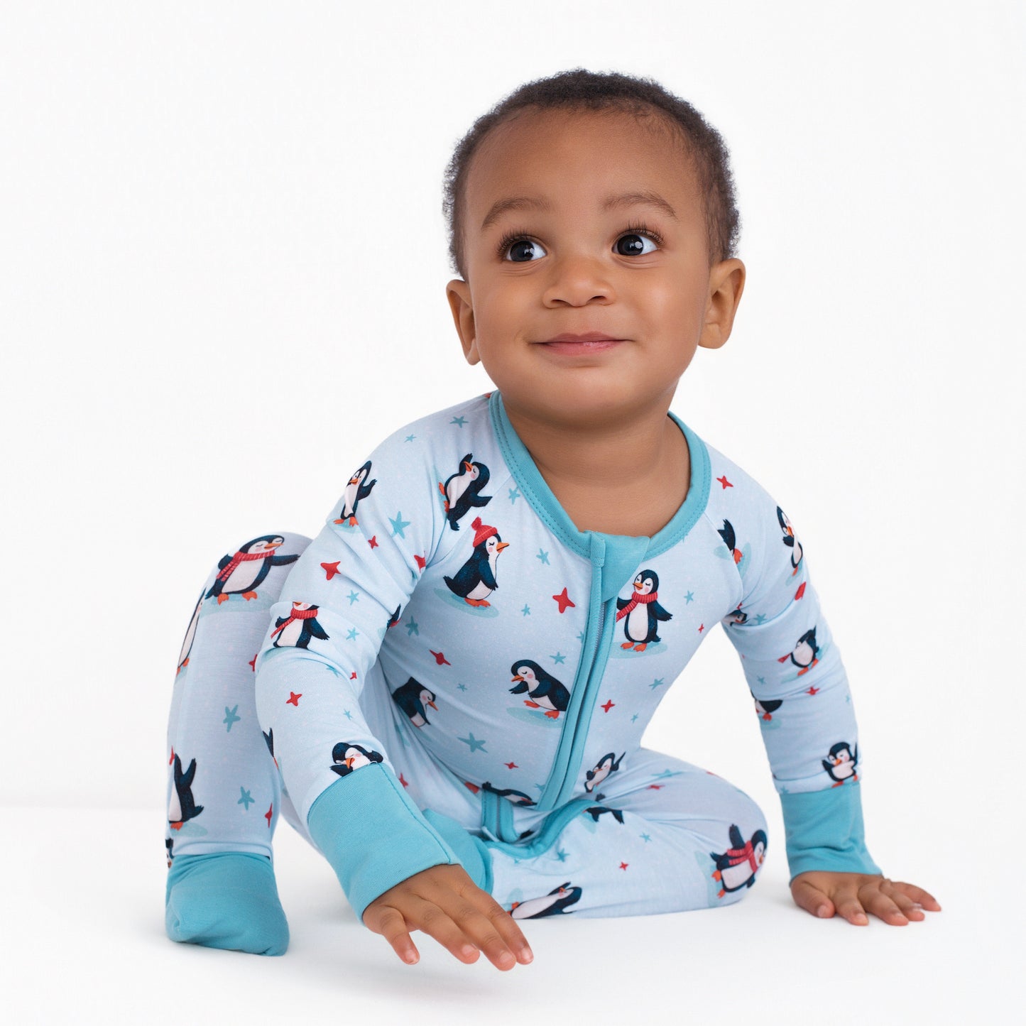 Penguin Pals Zip Romper