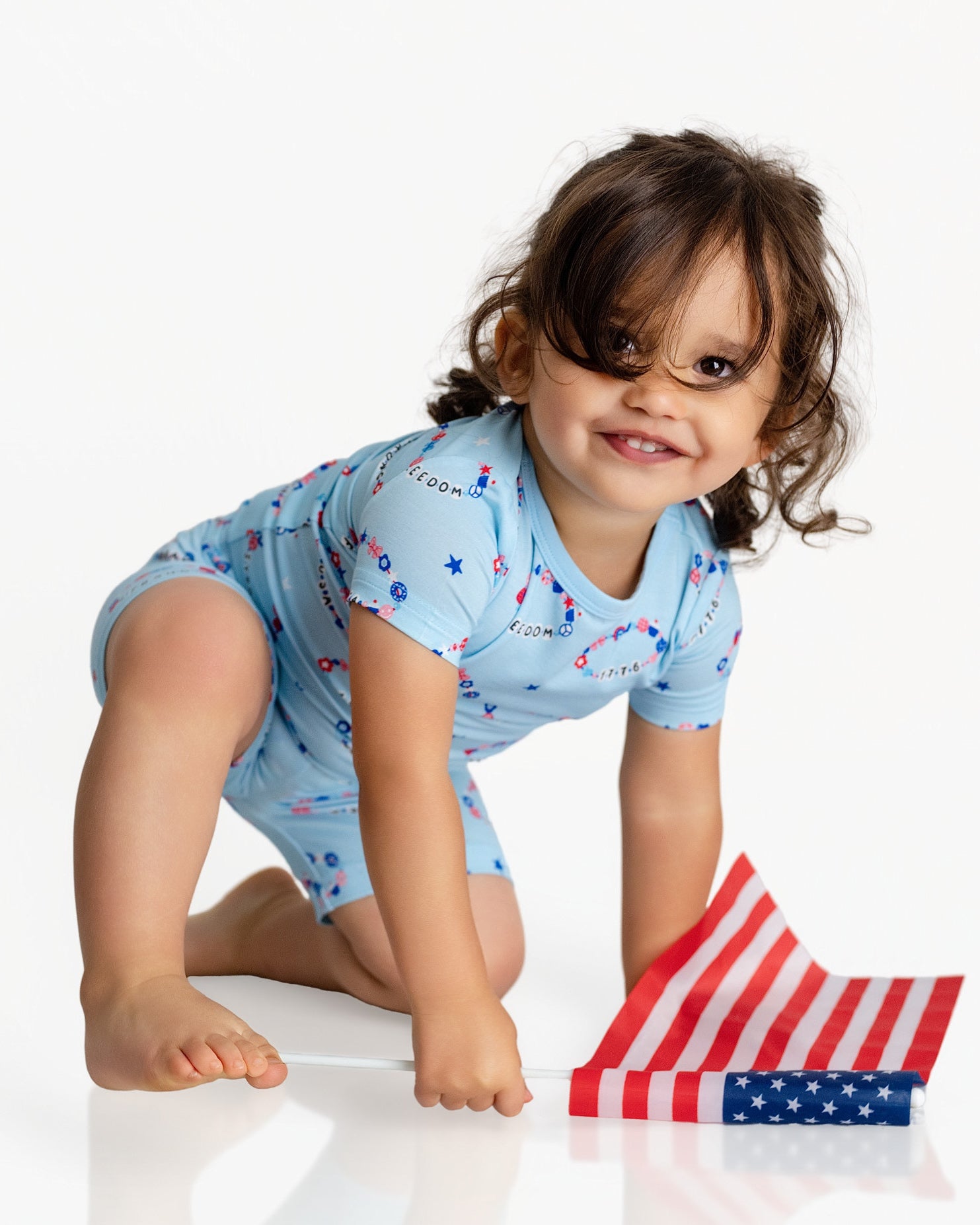 Freedom Bracelets Two-Piece Short Sleeve & Shorts Set