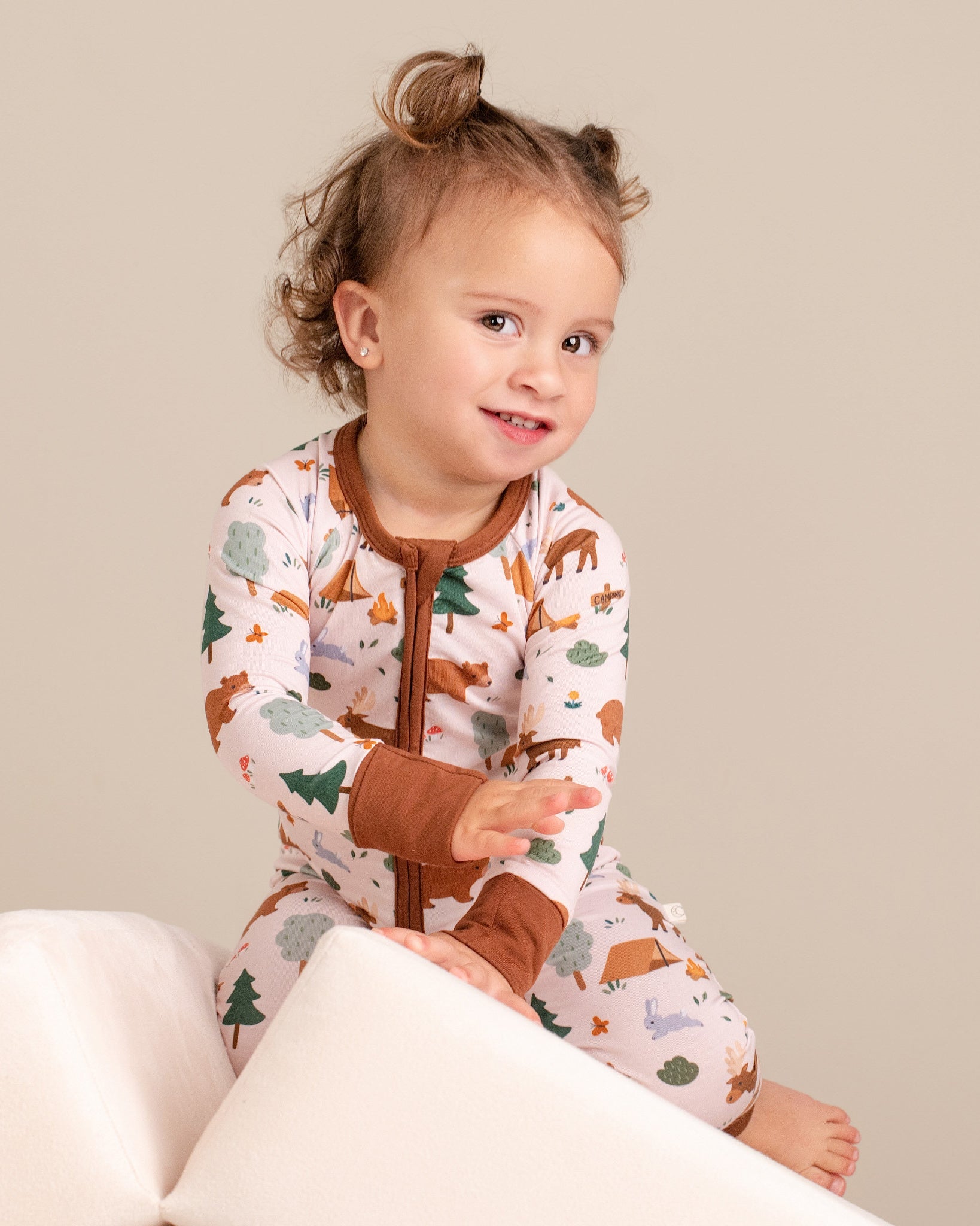 Little Camper Zip Romper