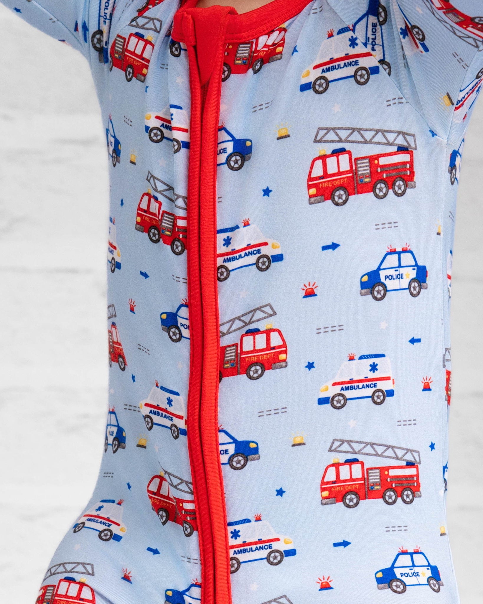 Hometown Hero Zip Romper