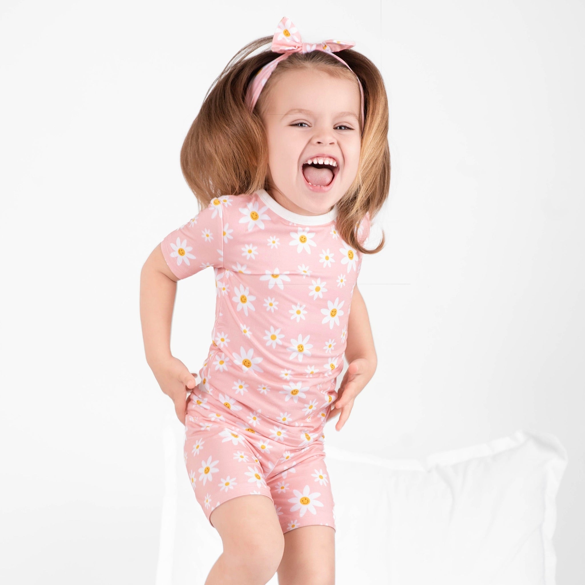 Daisy Mae Two-Piece Short Sleeve & Shorts Set