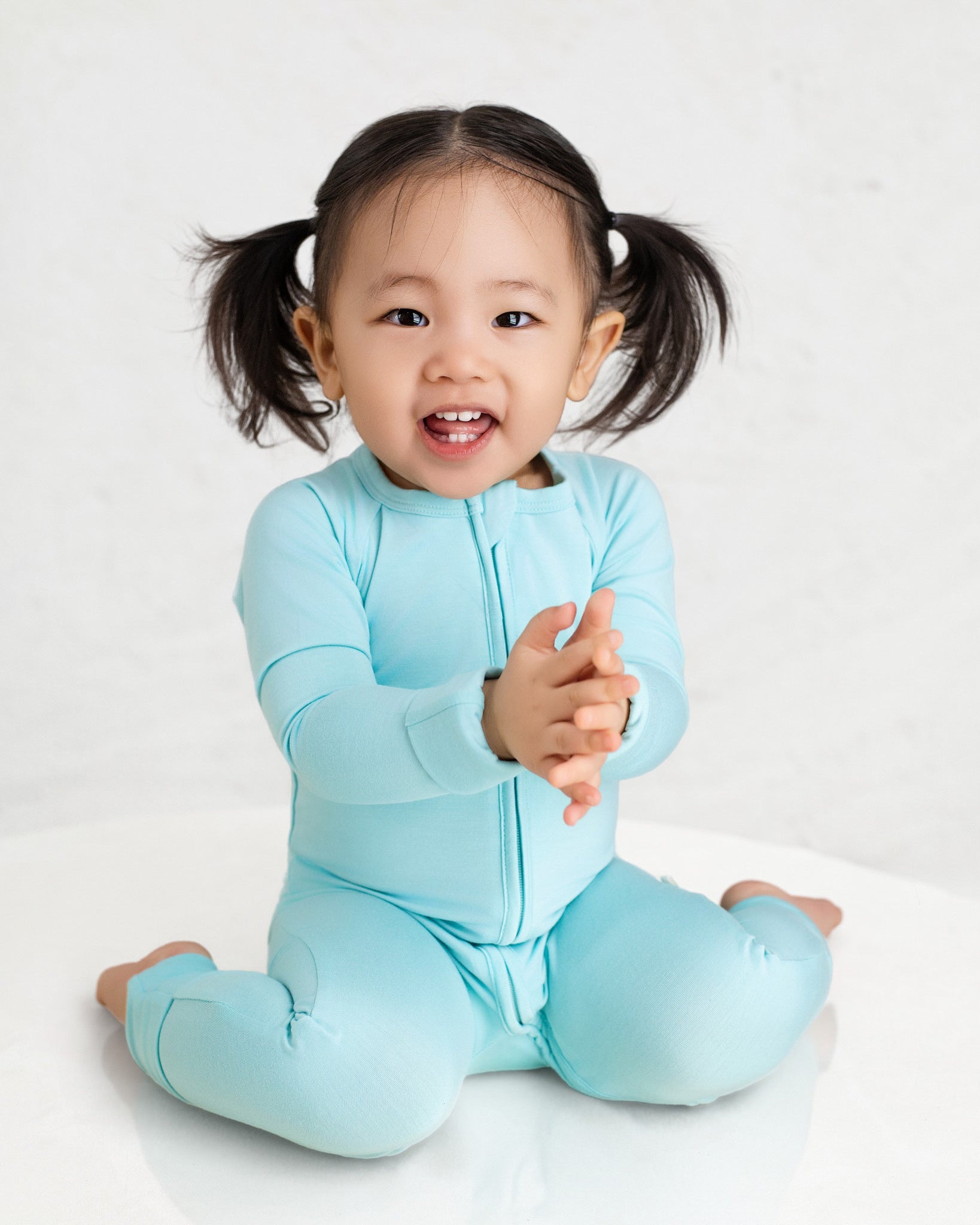 Seafoam Zip Romper