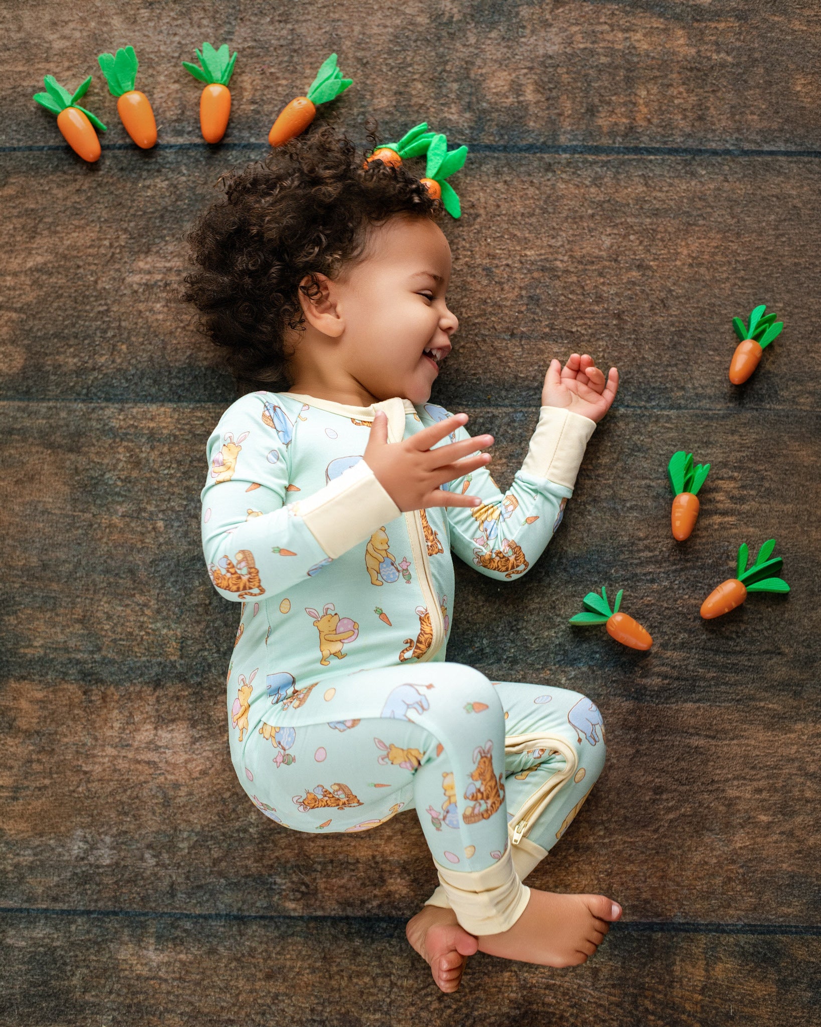 Bunny Bear Zip romper