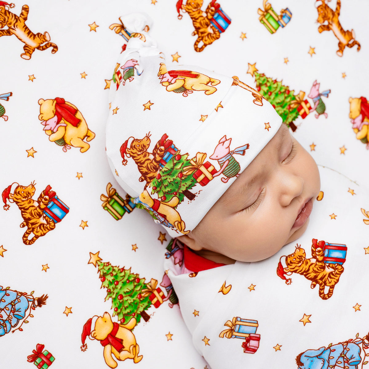 Beary Merry Christmas Fitted Crib Sheet