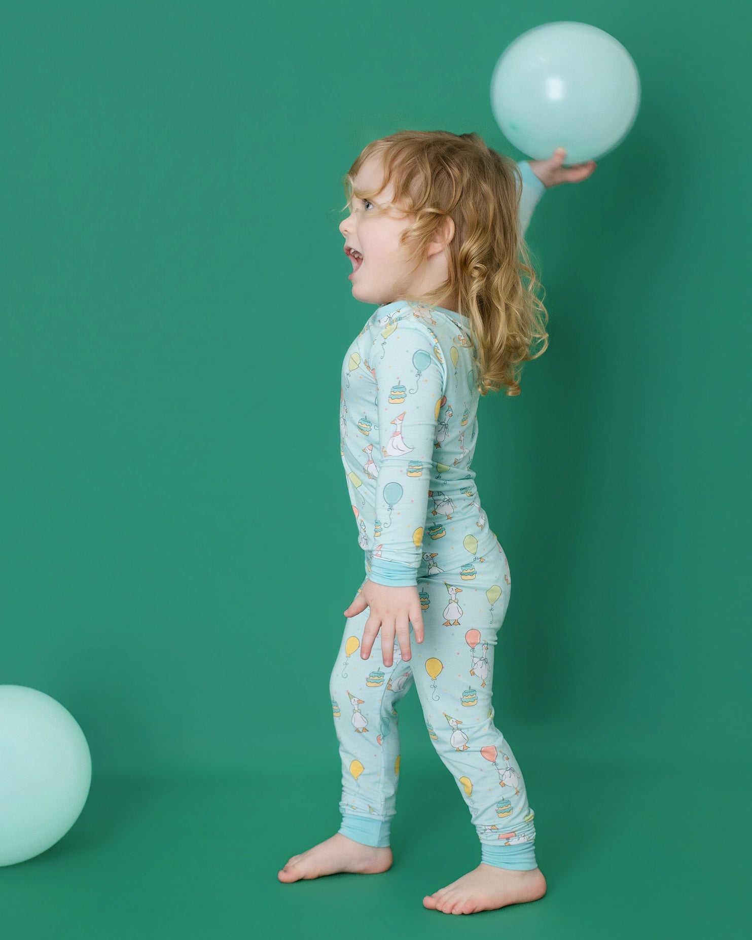 Party Geese Green Two piece