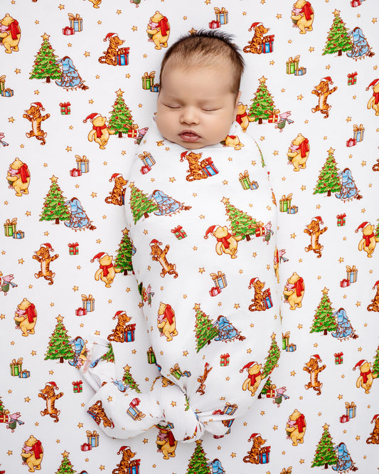 Beary Merry Christmas Fitted Crib Sheet PREORDER - SHIPPING 10/10 - 10/16