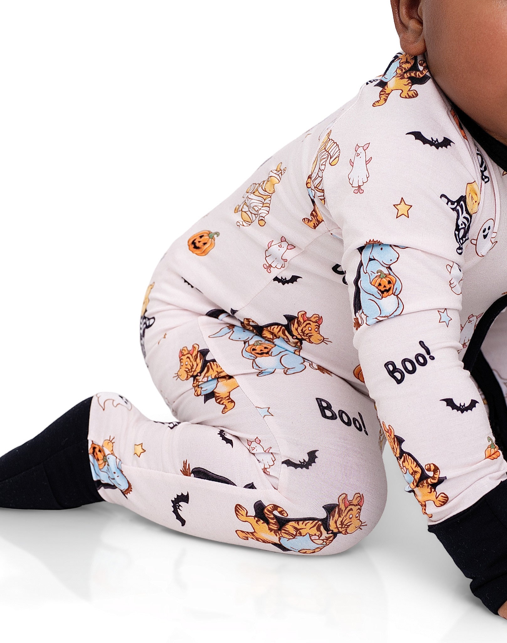 Boo Bear Zip Romper - PRE ORDER SHIPS 9/10