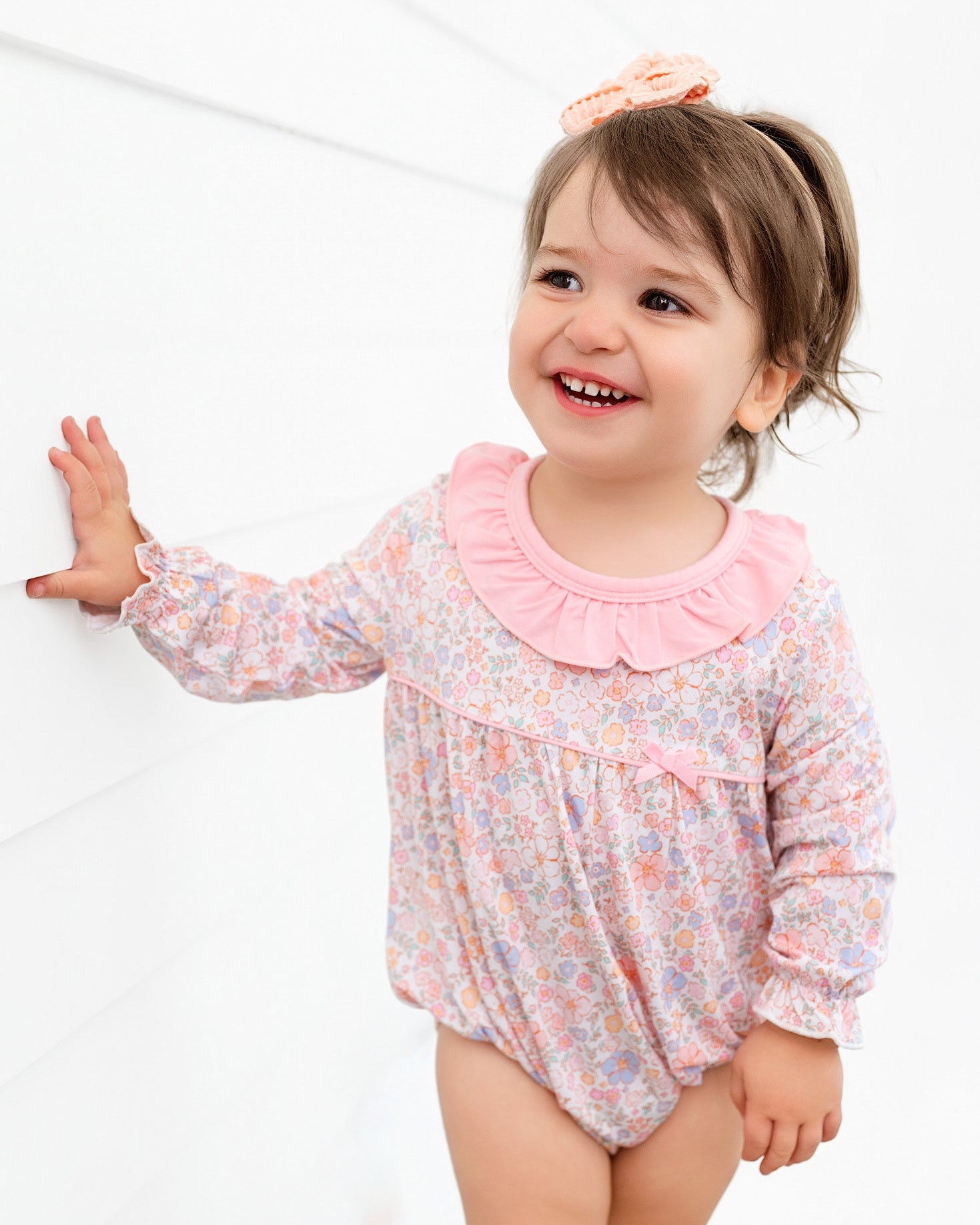 Mazie Long Sleeve Bubble Romper