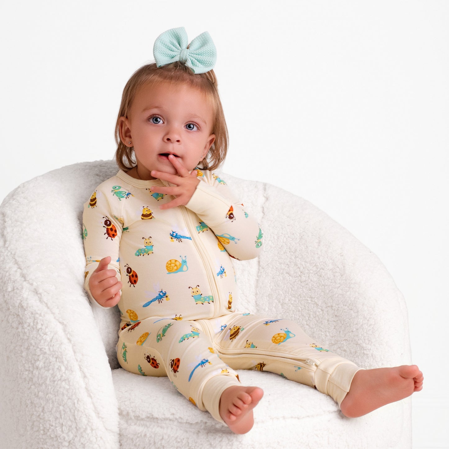 Busy Bugs Zip Romper