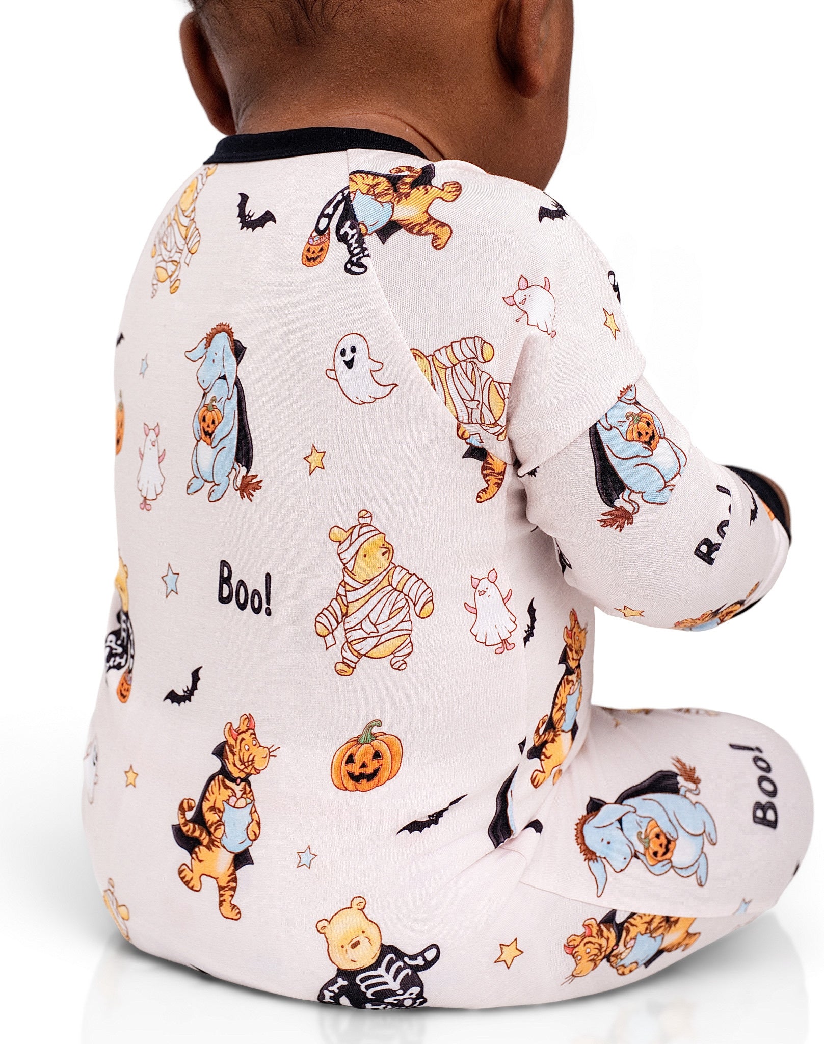 Boo Bear Zip Romper - PRE ORDER SHIPS 9/10