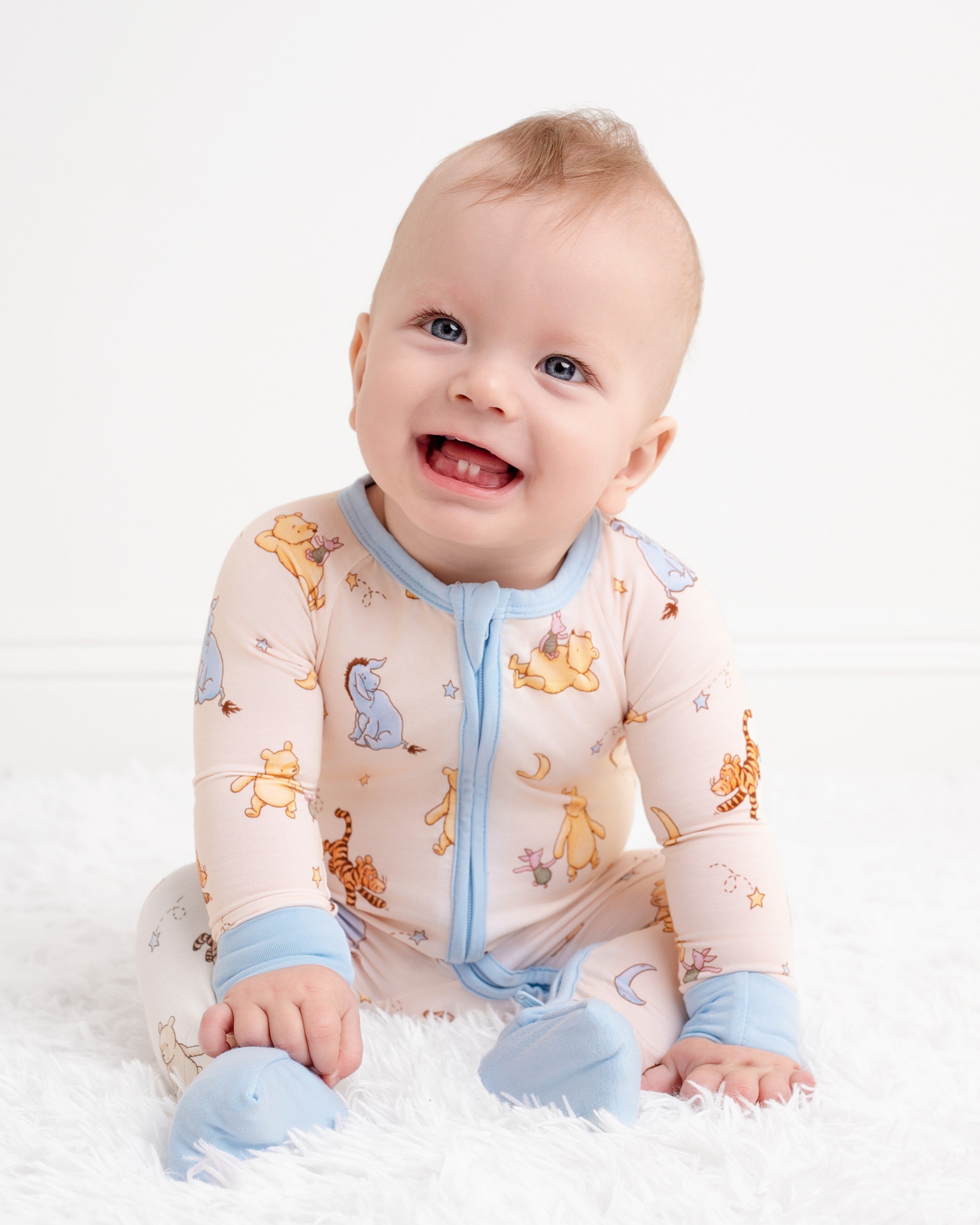 dreamy baby カットソー Dreamy Bear Zip Romper – Dreamy Bamboo