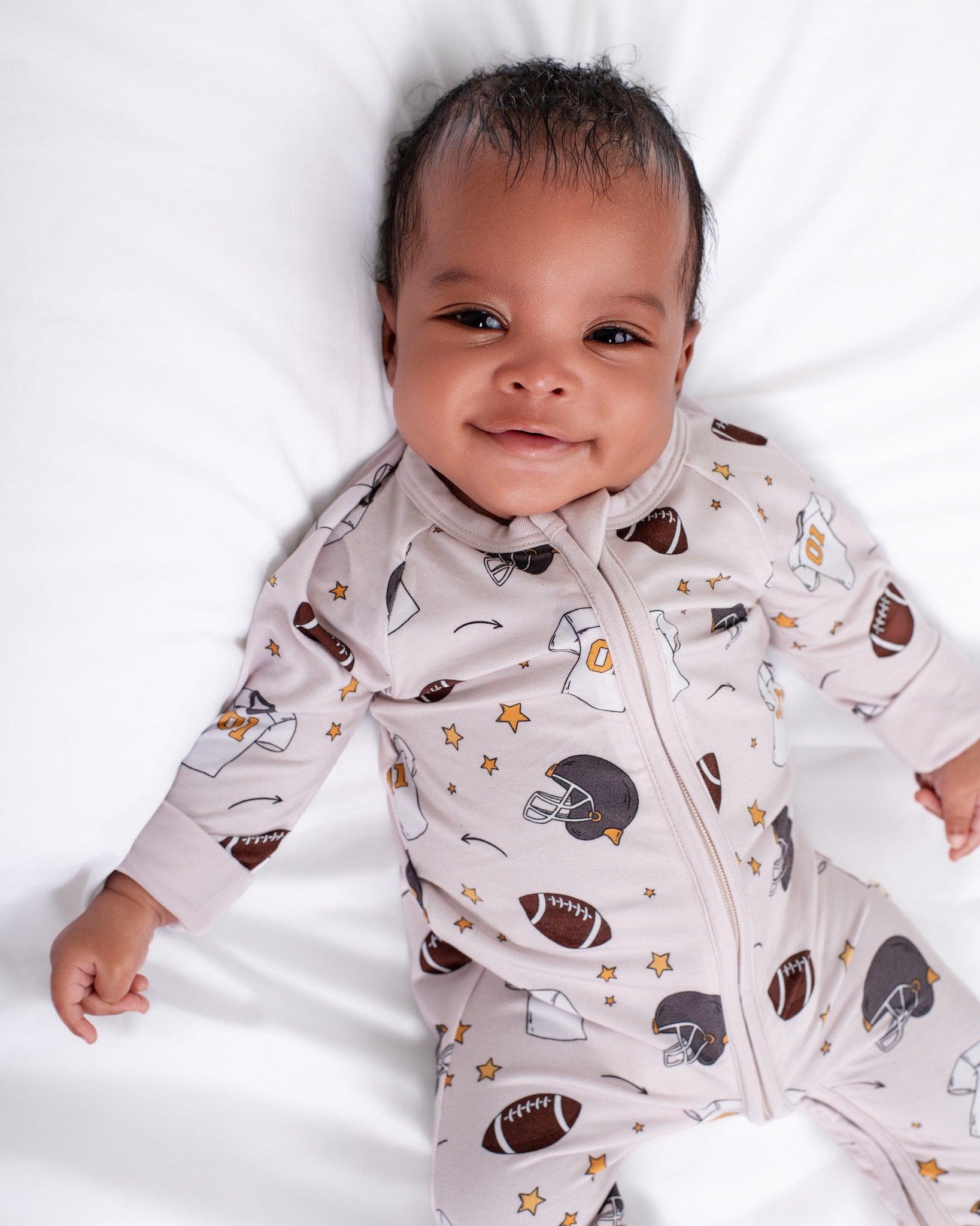 Little MVP Zip Romper