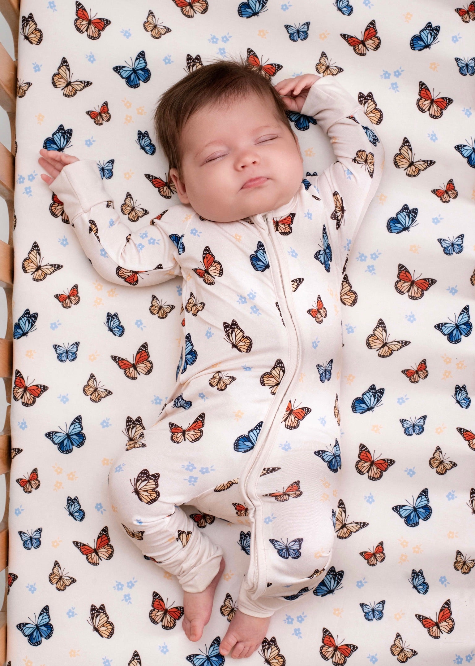 Butterfly Dreams Zip Romper