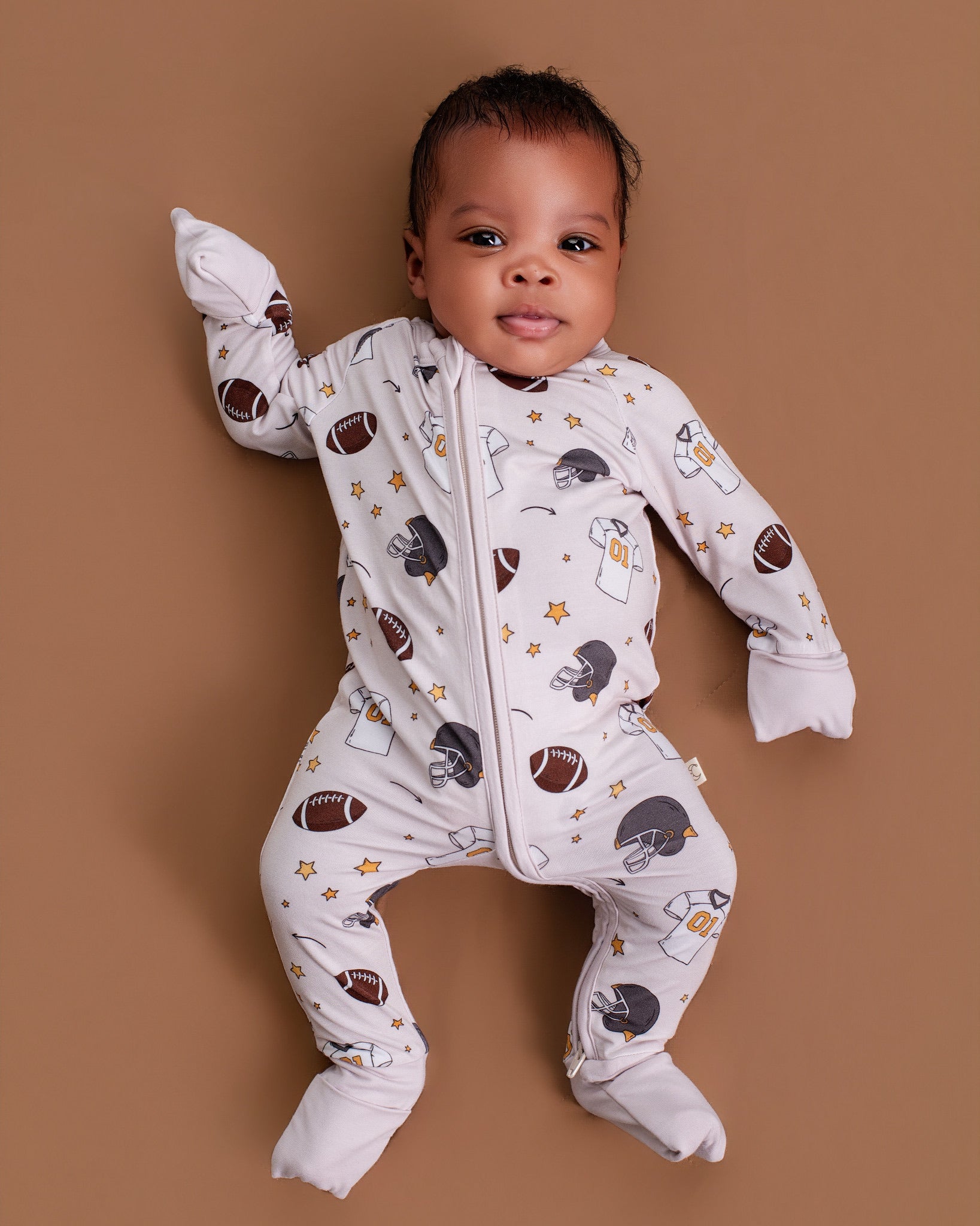 Little MVP Zip Romper