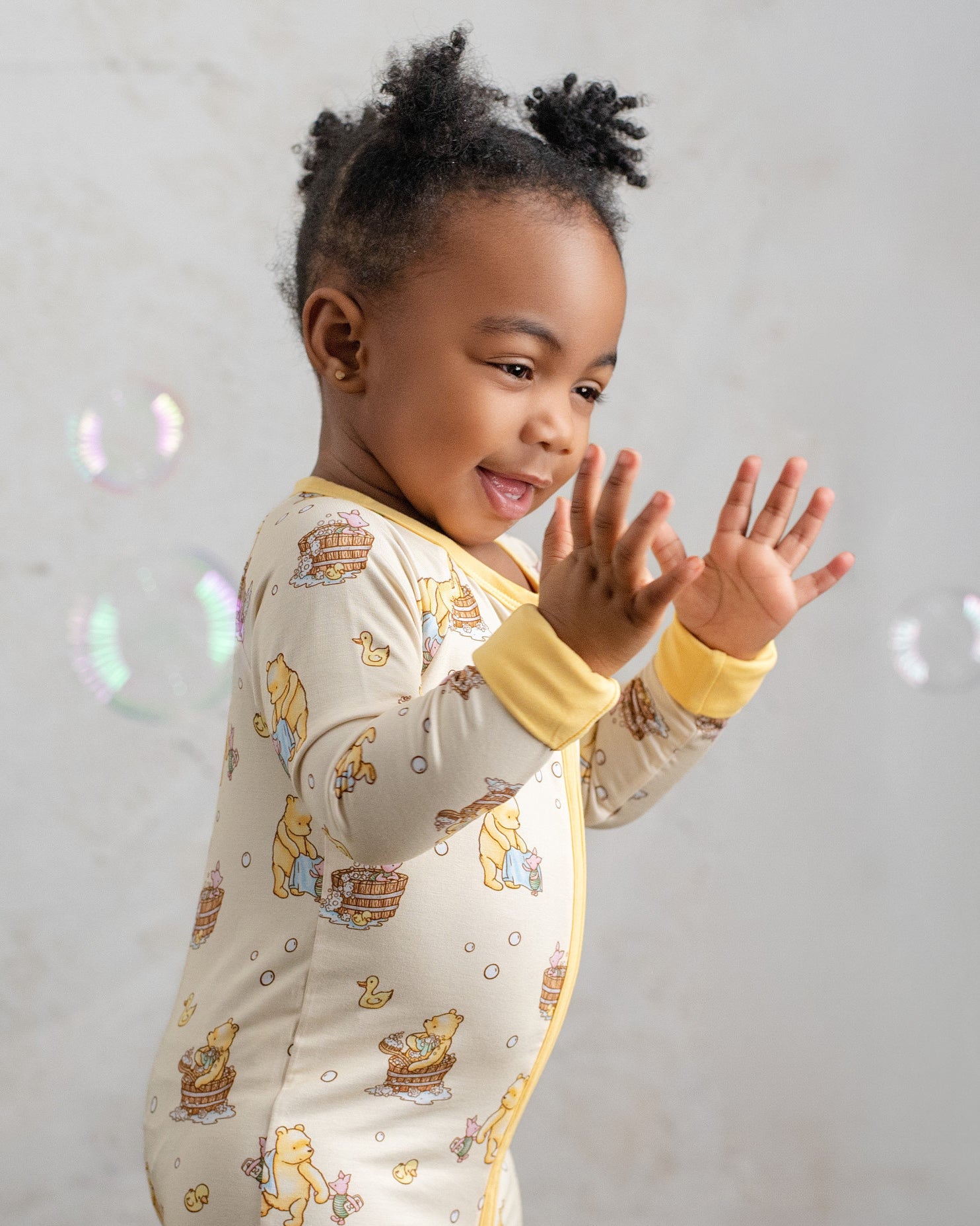 Bubble Bear Zip Romper