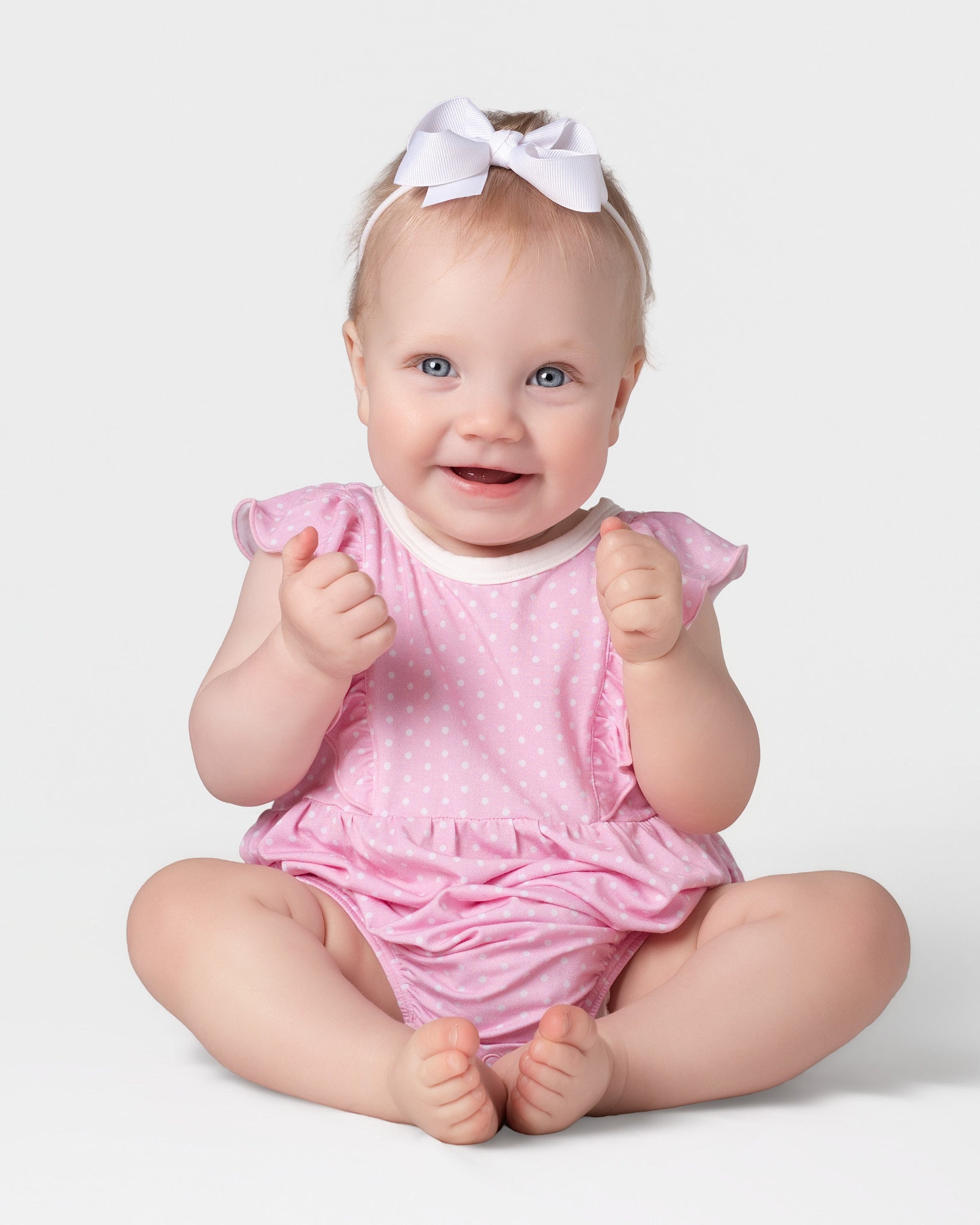 Polka Dots Bubble Romper