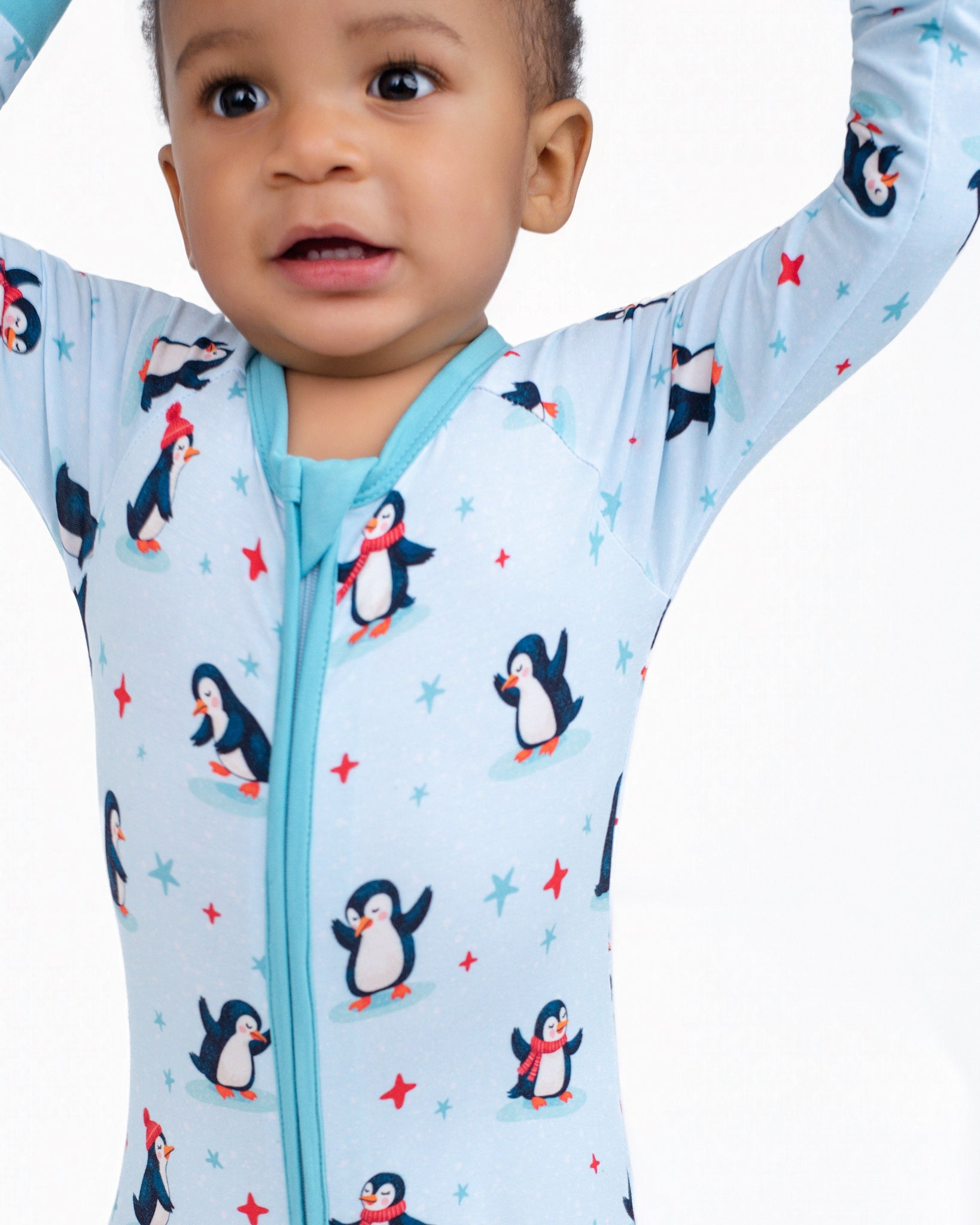 Penguin Pals Zip Romper