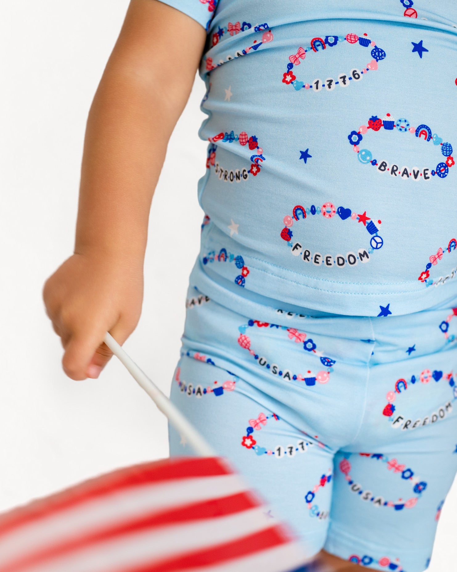 Freedom Bracelets Two-Piece Short Sleeve & Shorts Set