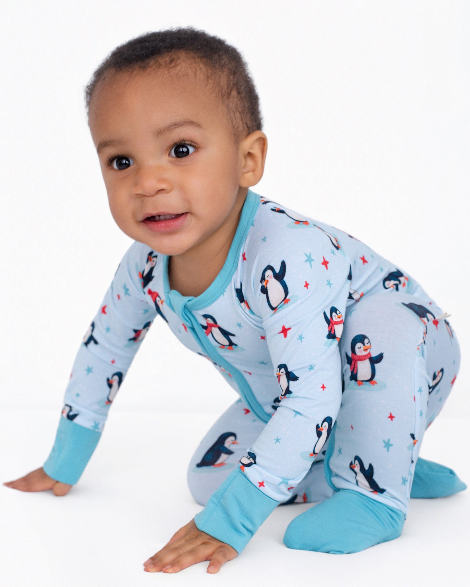 Penguin Pals Zip Romper