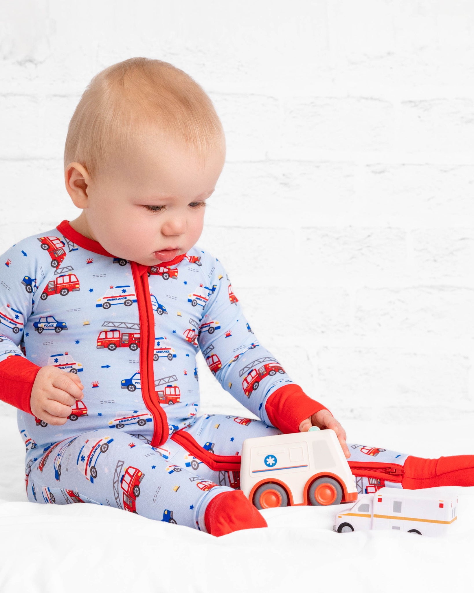 Hometown Hero Zip Romper