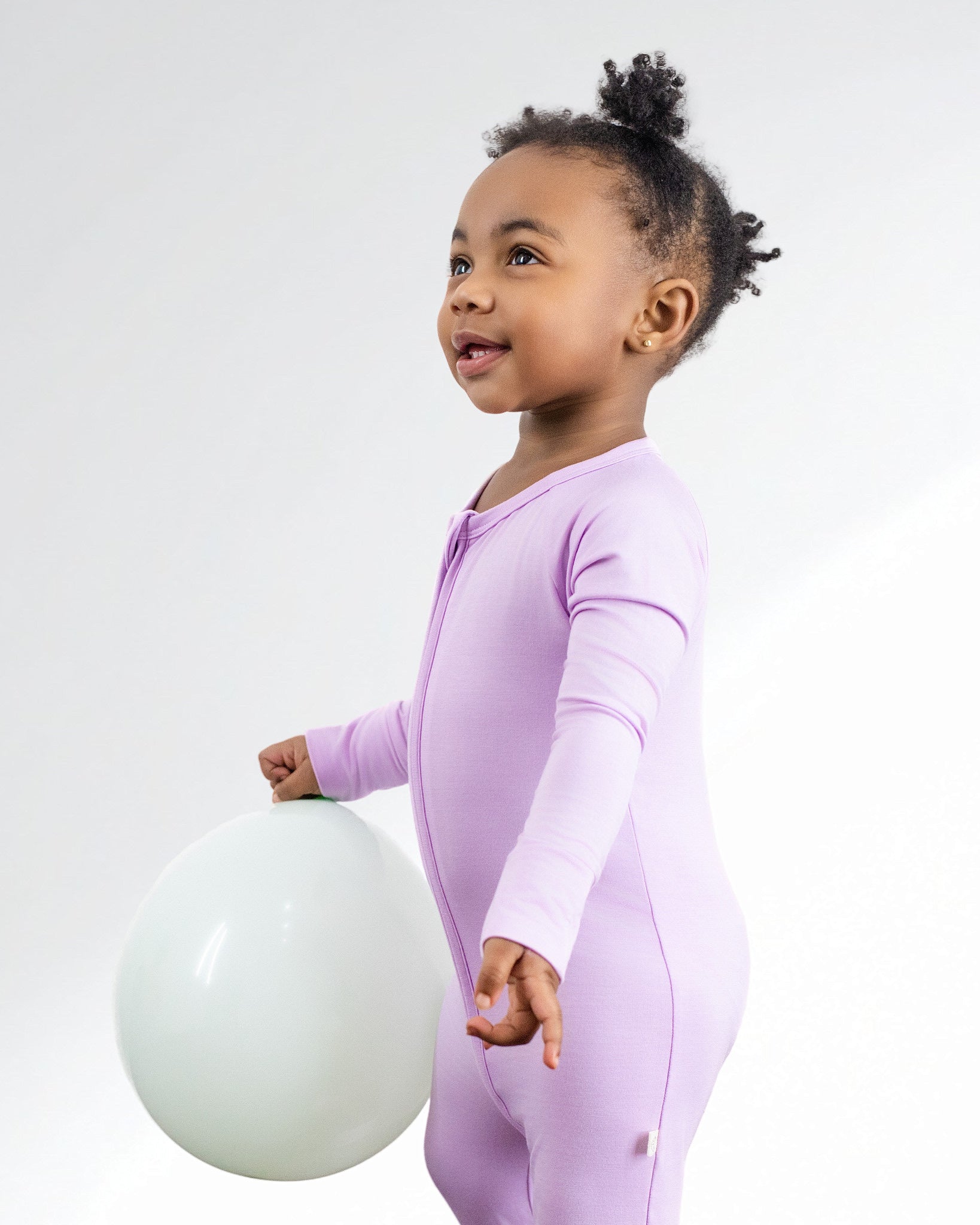 Lilac Zip Romper