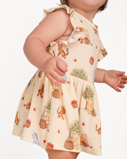 Orchard Friends Twirl Dress with bodysuit