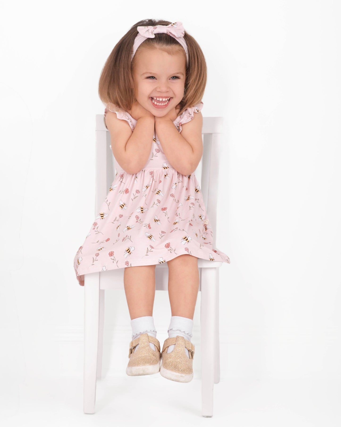 Blooming Bee Twirl Dress