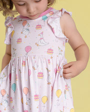 Party Geese Pink Twirl Dress