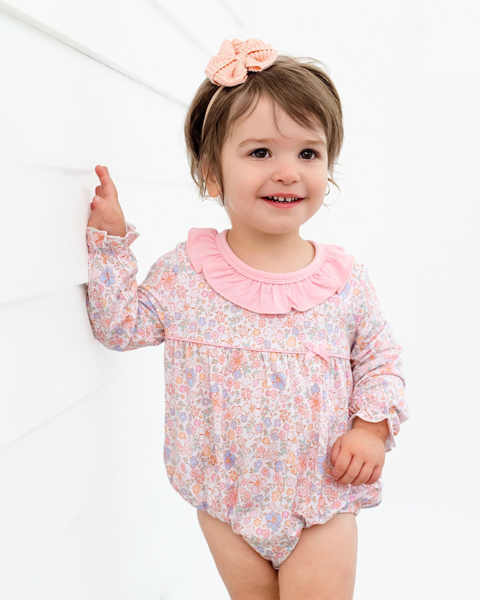 Mazie Long Sleeve Bubble Romper