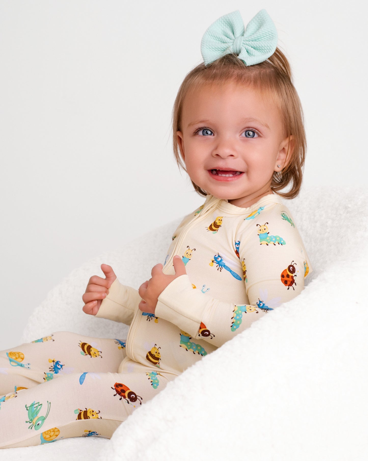 Busy Bugs Zip Romper