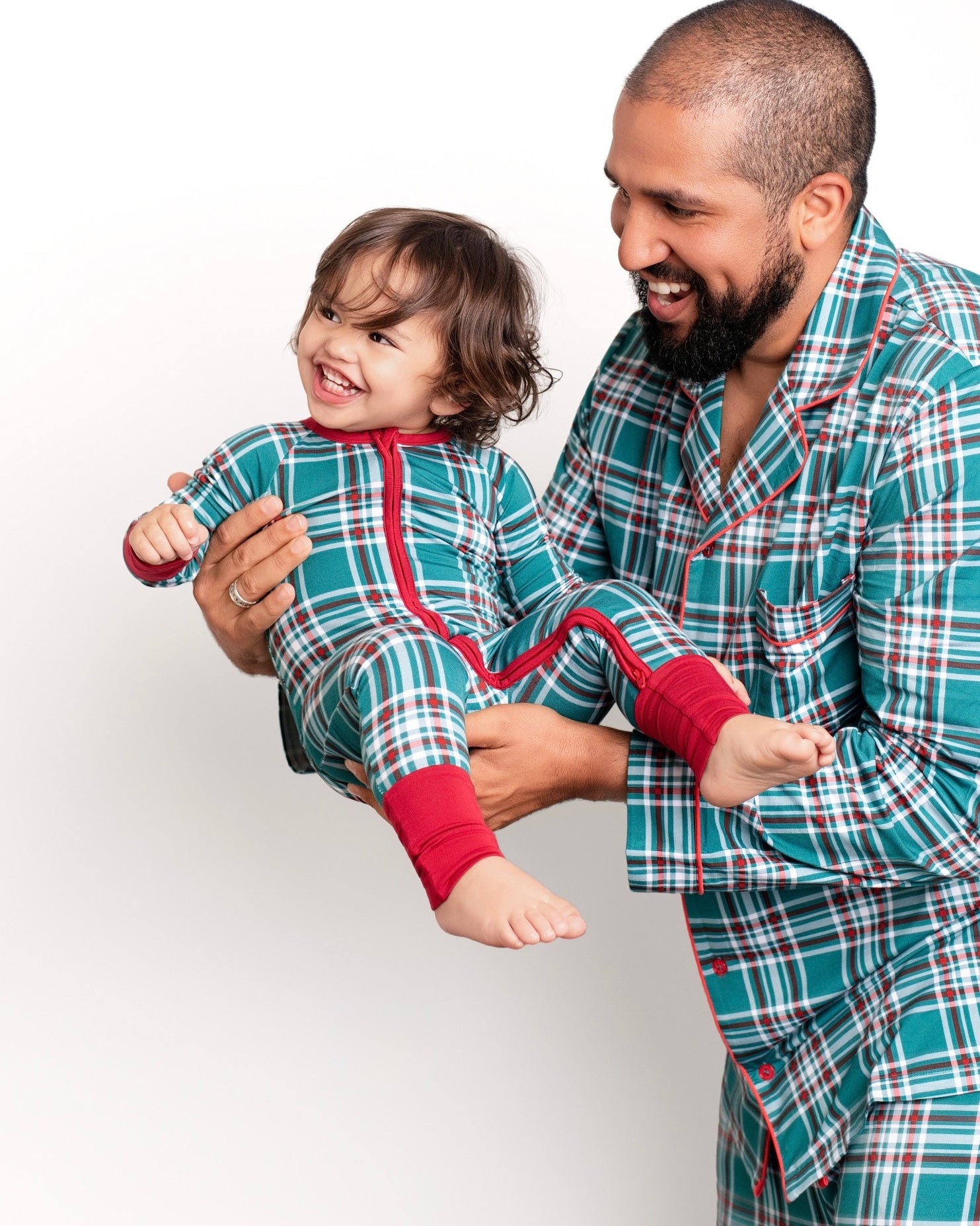Classic Christmas Zip Romper