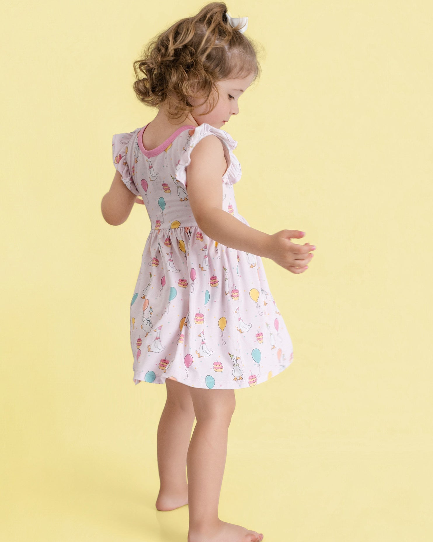 Party Geese Pink Twirl Dress