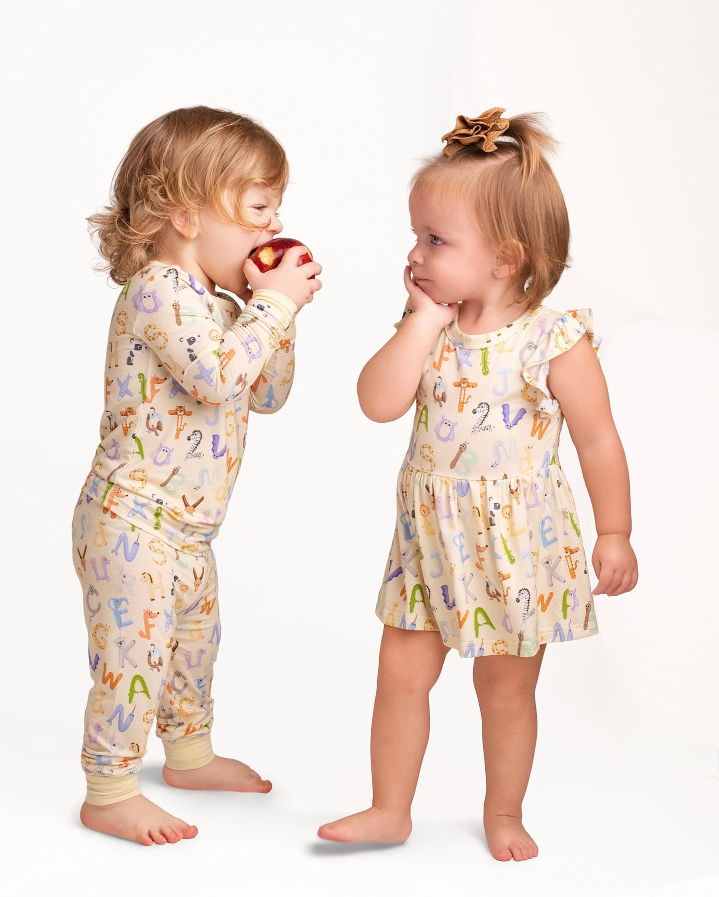 ABC Twirl Dress with bodysuit