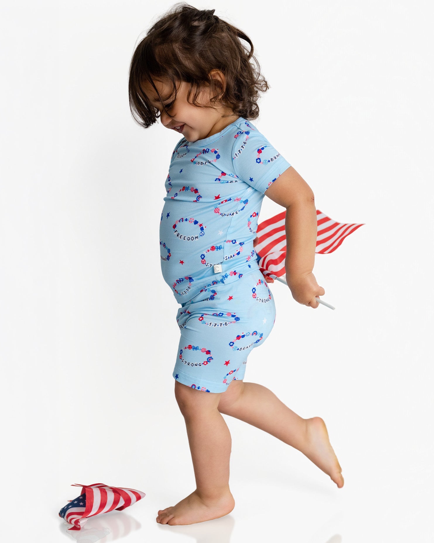 Freedom Bracelets Two-Piece Short Sleeve & Shorts Set