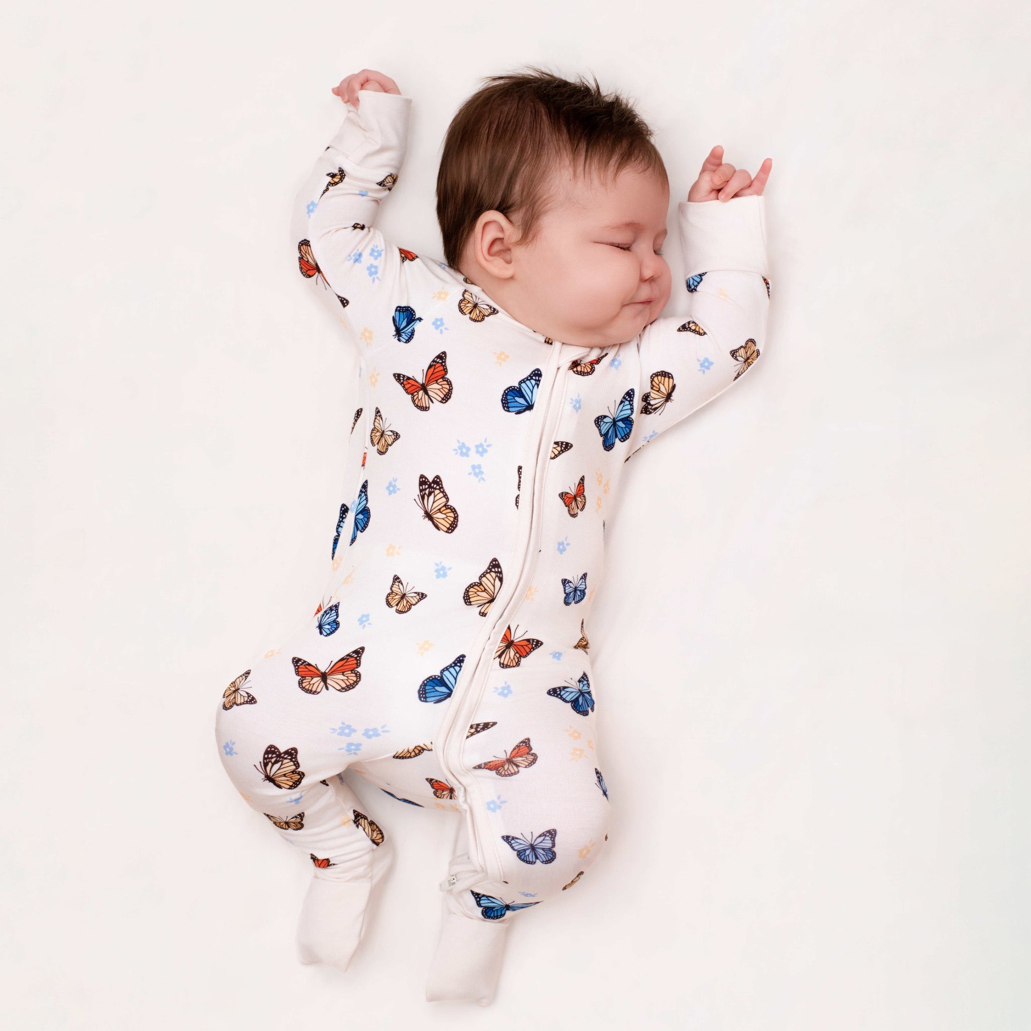 Butterfly Dreams Zip Romper