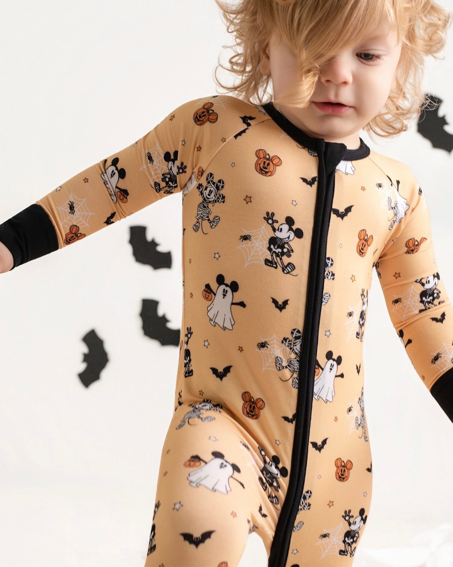Spooky Mouse Zip Romper - PRE ORDER SHIPS 9/10