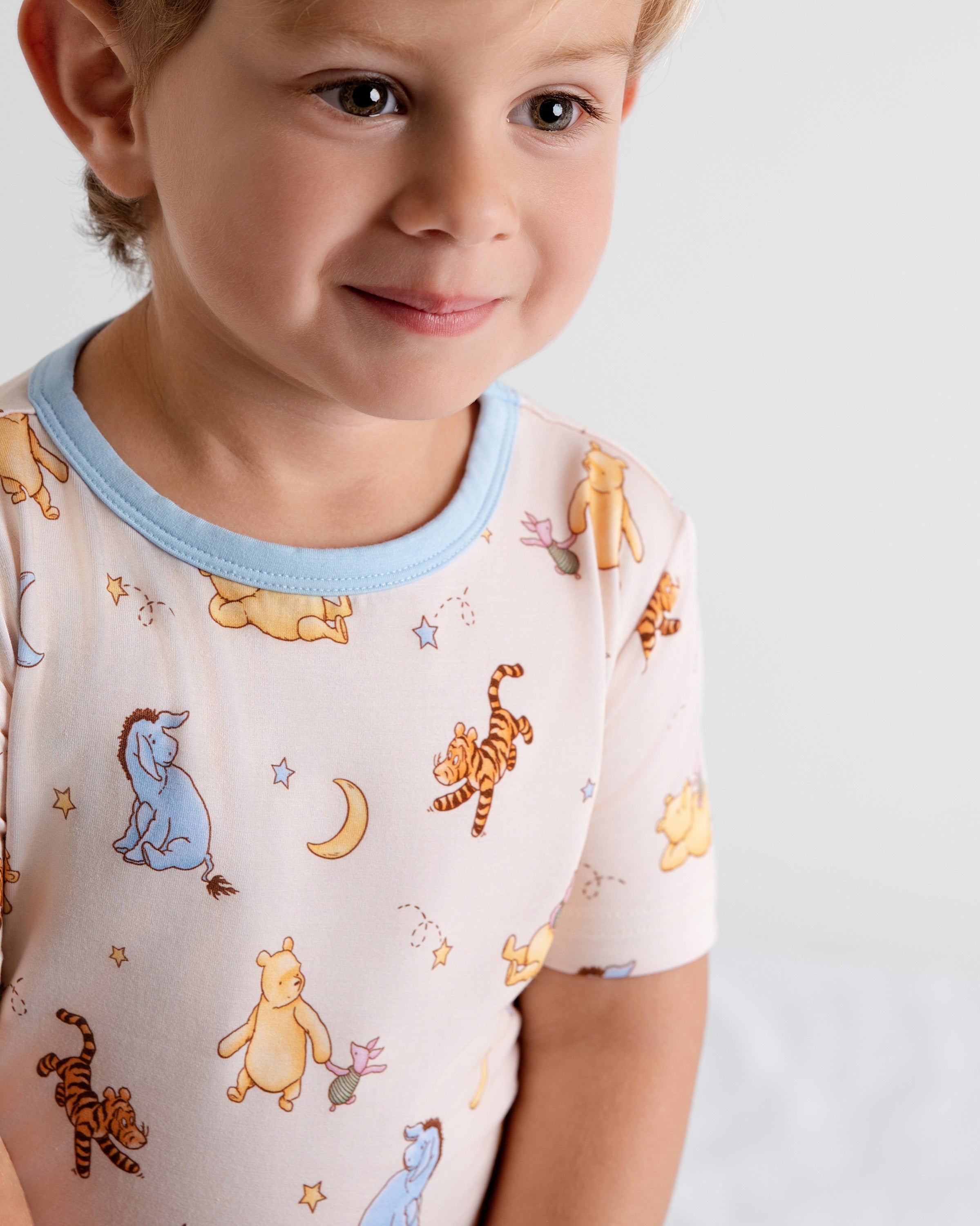 Dreamy Bear Two-Piece Short Sleeve & Shorts Set