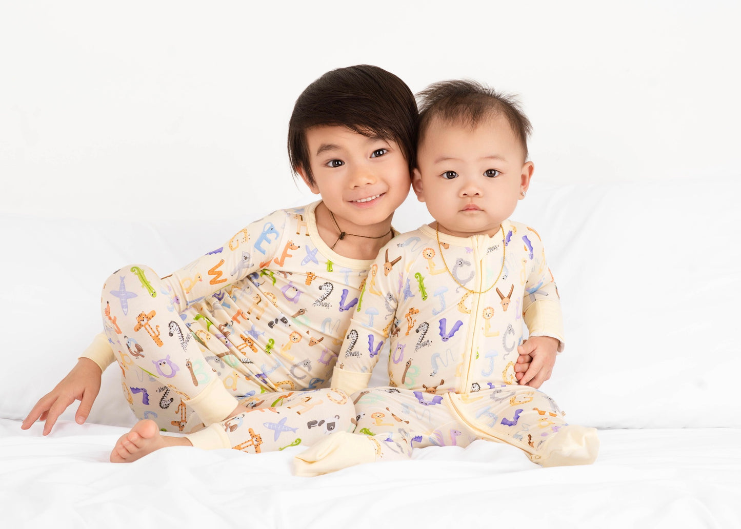 ABC Zip Romper