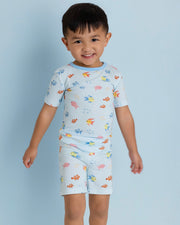 Bubblefin Two-Piece Short Sleeve & Shorts Set