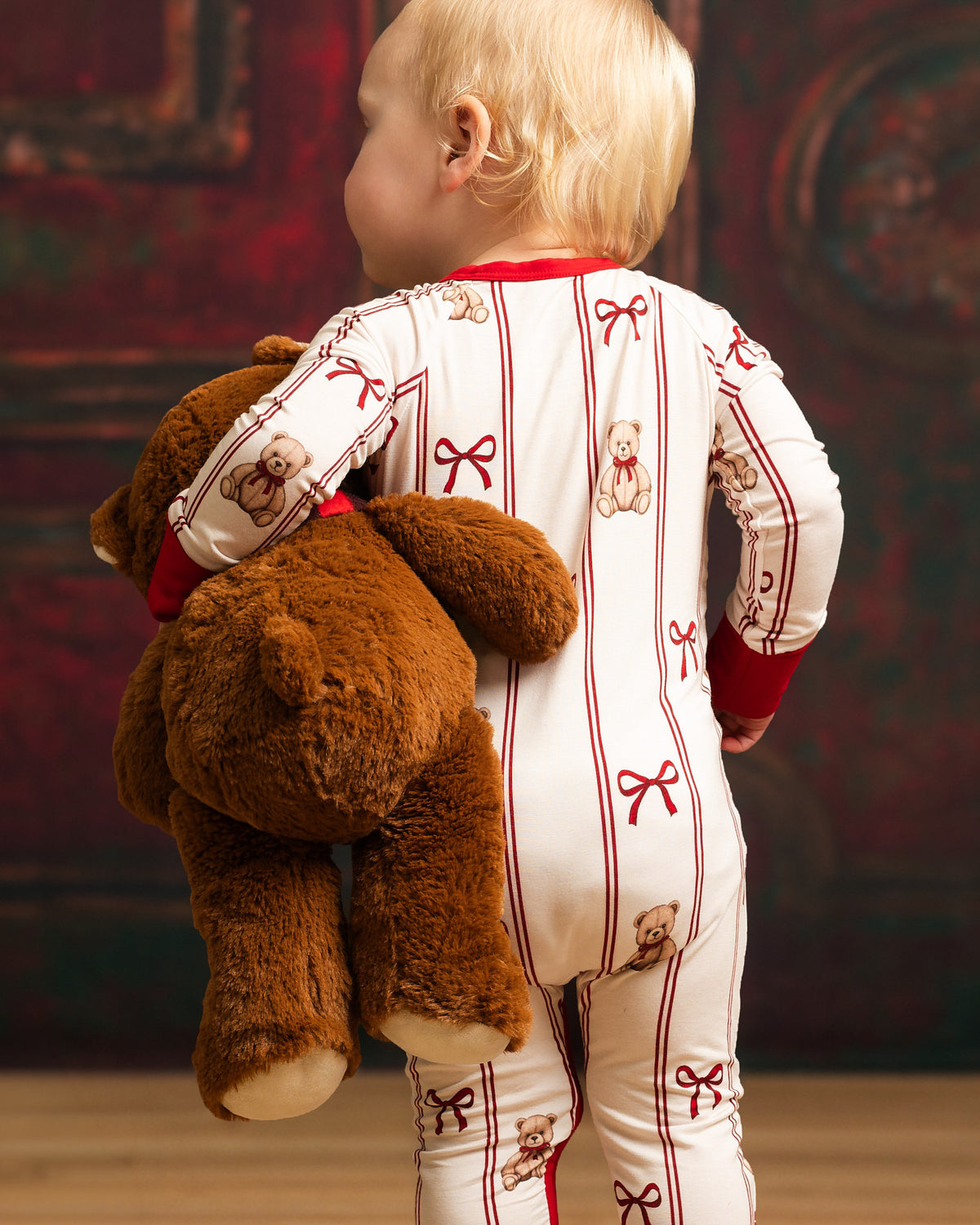 Holiday Bears Zip Romper