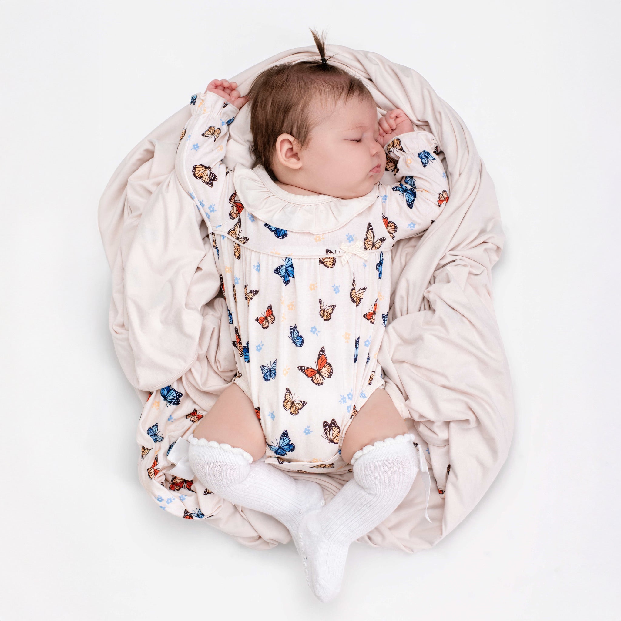 Butterfly Dreams Long Sleeve Bubble Romper