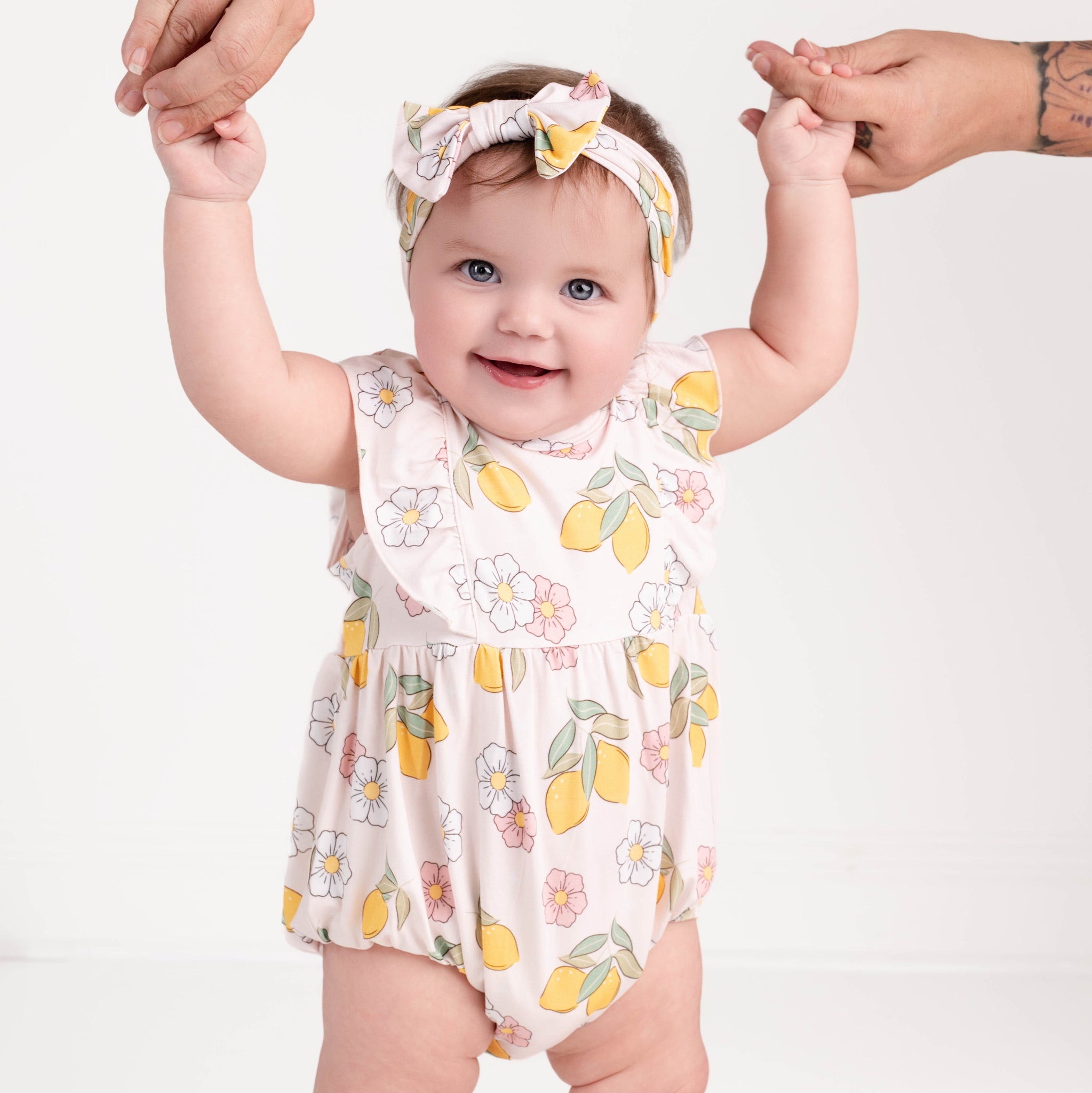 Lemon Bubble Romper