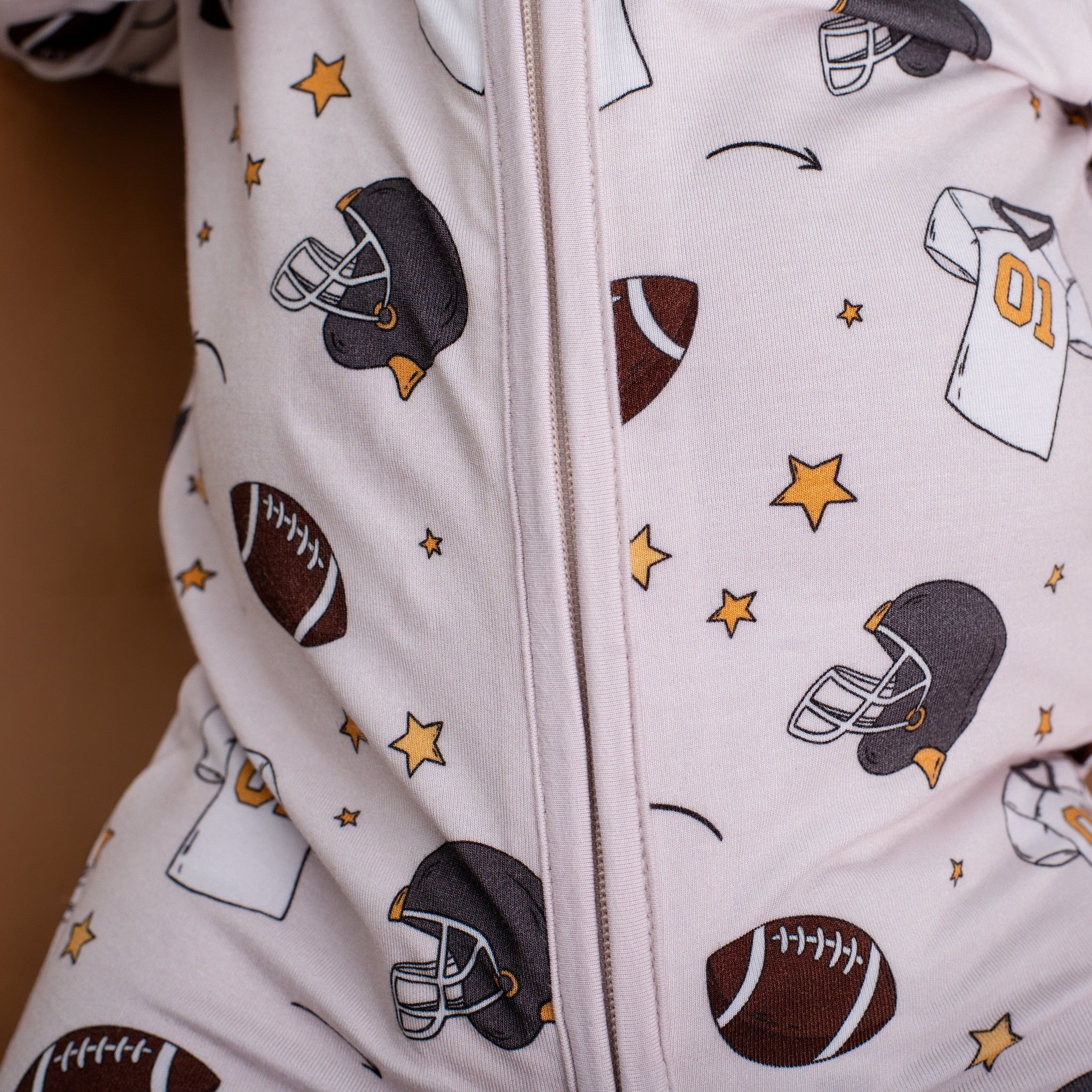 Little MVP Zip Romper